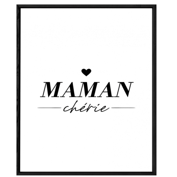 Affiche AFFICHERIE Maman Chérie