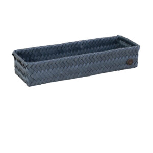 Panier de rangement HANDED BY fit long- steel blue