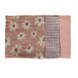lot de 3 serviettes pomax frivole rose
