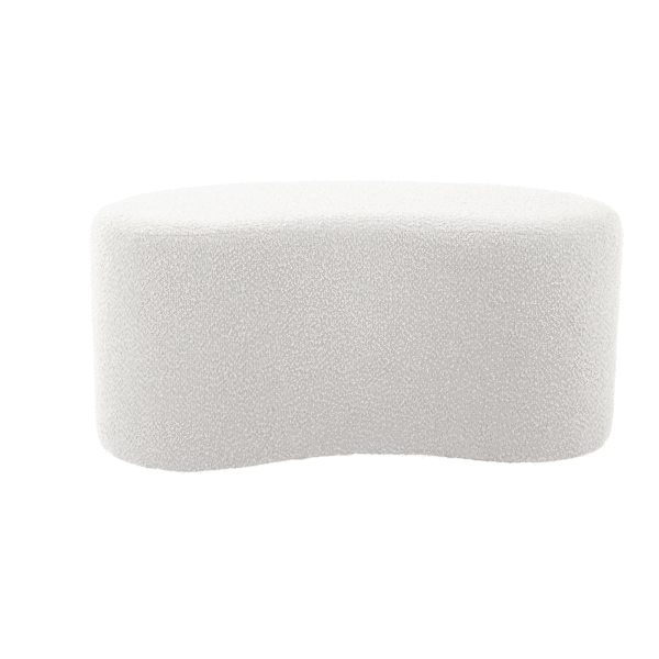 pouf leitmotiv blanc