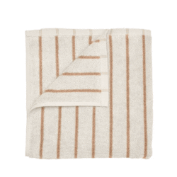 Set de 2 serviettes d'invités ARTO de chez Blomus, moonbean et amberbrown