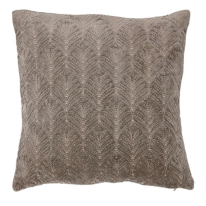 coussin Emmi, 45 x 45 cm, BLOOMINGVILLE, vert et doré.Code fabricant 82055407 Code EAN 5711173279654