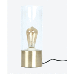 lampe de table LAX dorée, LEITMOTIV