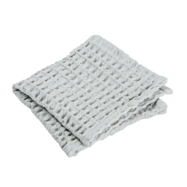 set de 2 serviettes d'invités, CARO, coloris micro chip, BLOMUS