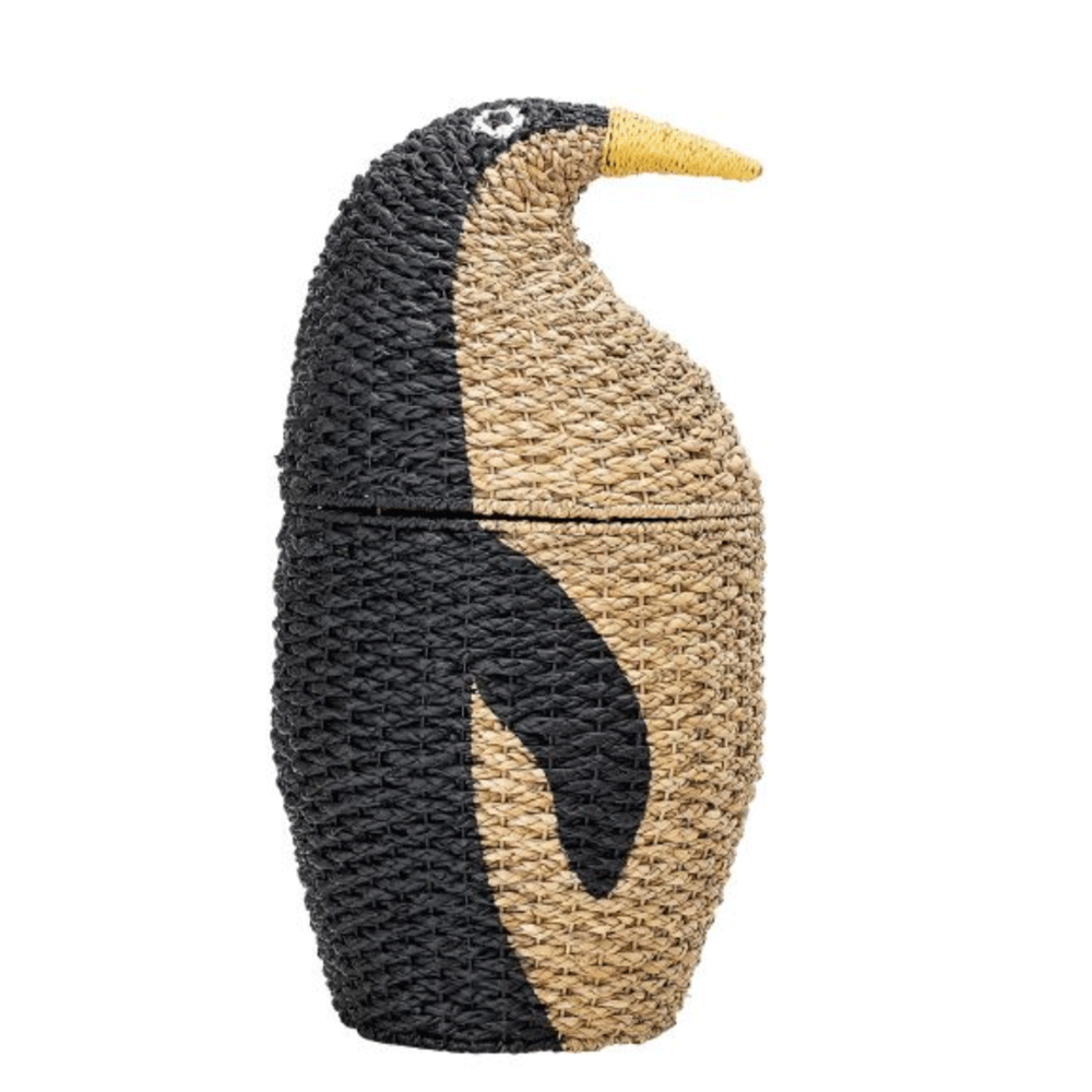 panier de rangement forme pingouin, avec couvercle, BLOOMINGVILLE