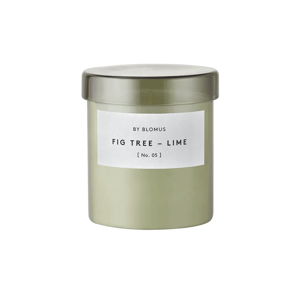 bougie N°5, Fig Tree - Lime, by blomus, série Valoa.