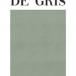 affiche vert de gris A3, l'afficherie